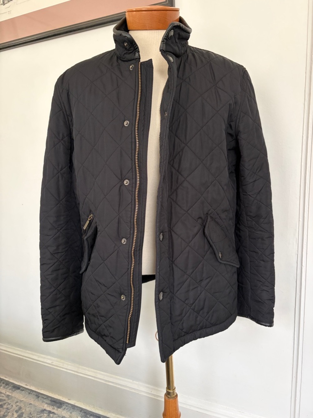 Barbour Black Quilted Lightweight Jacket